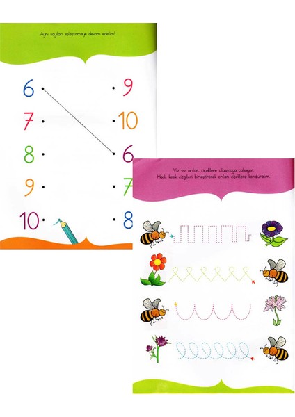 Yaratıcı Çocuklar Sayıların Dünyası - Çizgi Kitabım 2’li Set
