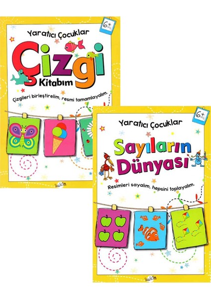 Yaratıcı Çocuklar Sayıların Dünyası - Çizgi Kitabım 2’li Set