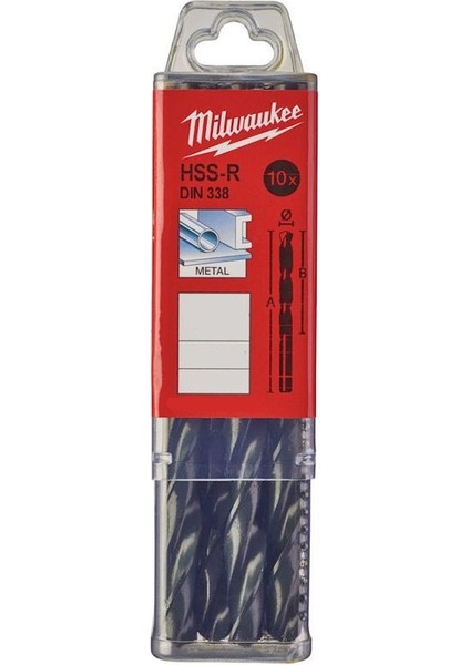 T4932363509 Metal Matkap Ucu Hss-R 7,5x 109MM 10LU