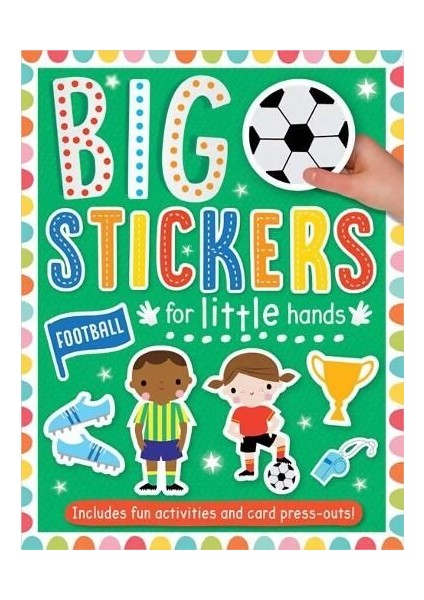 Big Stickers For Little Hands Football