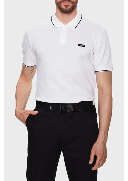 Pamuklu Slim Fit Polo T Shirt K10K110596YAF Erkek Polo T Shirt K10K110596 Yaf