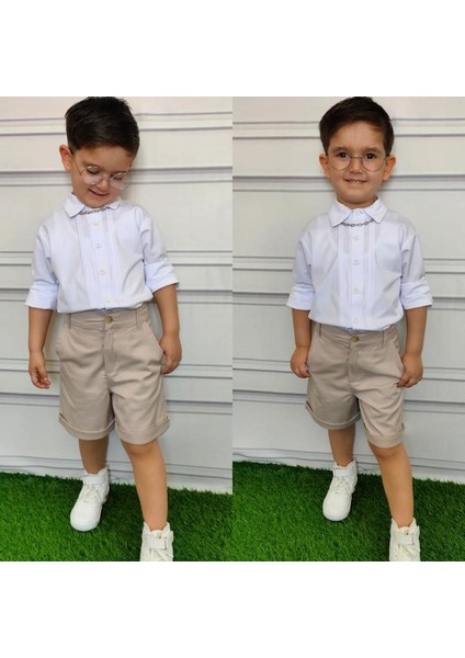 Gabardin Kardeş Kombin Şortlu Erkek Çocuk Takım fiyatları