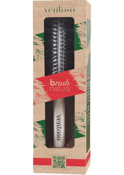 Brush Natura No:6 Ahşap Fön Fırçası