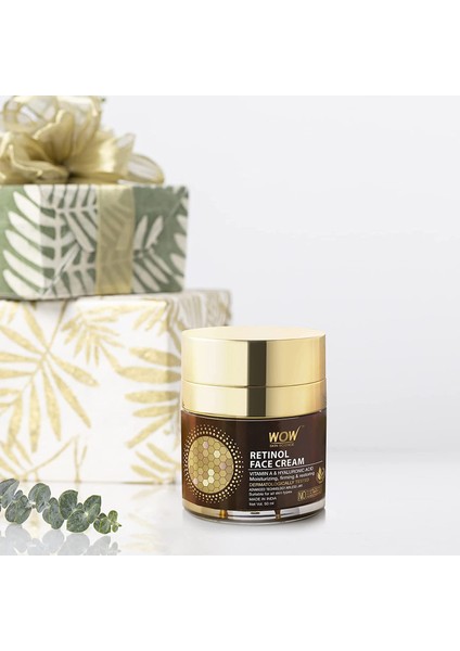 Retinol Cilt Kremi Tüm Cilt Tipleri Için %93,25 Doğal Içerik-Makyaj Altı Için Uygundur. Yağsız 50ML