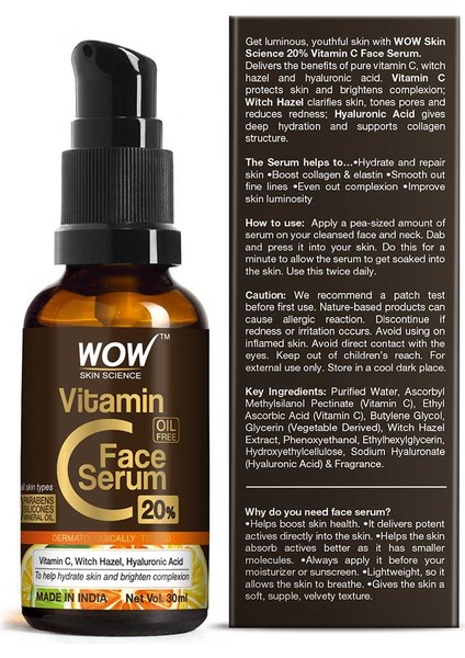 C Vitamini Cilt Serumu 30ML