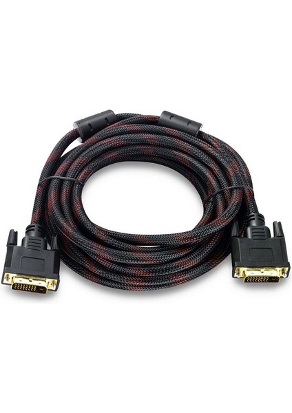 Dvı 24+1 Örgülü Kablo Dvı-D 24+1 Erkek Erkek Kablo 10M