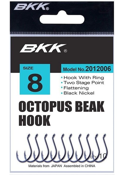 Octopus Beak Iğne 1 No 9 Pcs