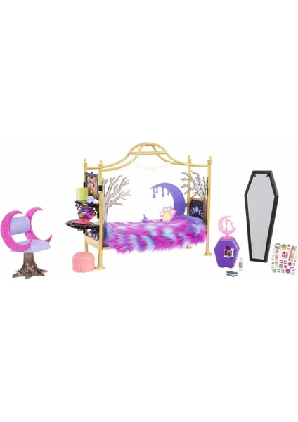 Monster High Harika Yatak Odası Oyun Seti, 4 yaş ve üzeri, HHK64