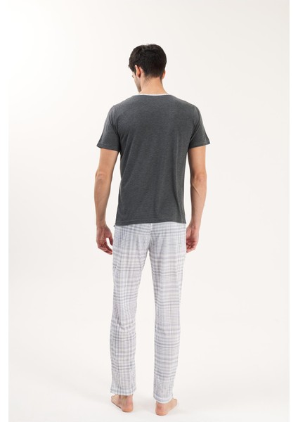 Yeni Inci Yarım Kol Erkek Pijama Takım EPJ839