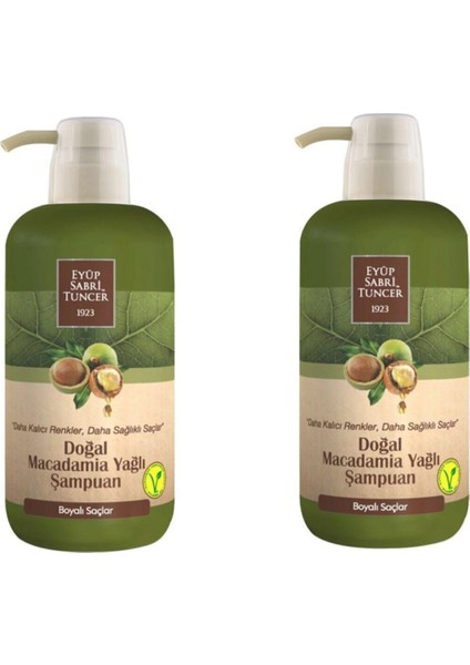 Doğal Macadamia Yağlı Şampuan 600 Ml X 2