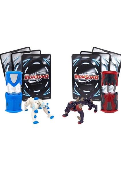 Monsuno, Lisanslı Lock Vs Backslash Figürleri, Fırlatma Kapsülleri ve 6 Oyun Kartı