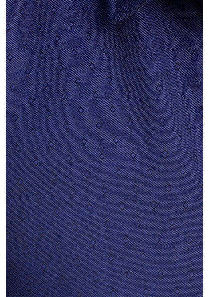 Slim Fit Uzun Kol Oxford Doku Armürlü Biyeli Erkek Gömlek10 indirimleri