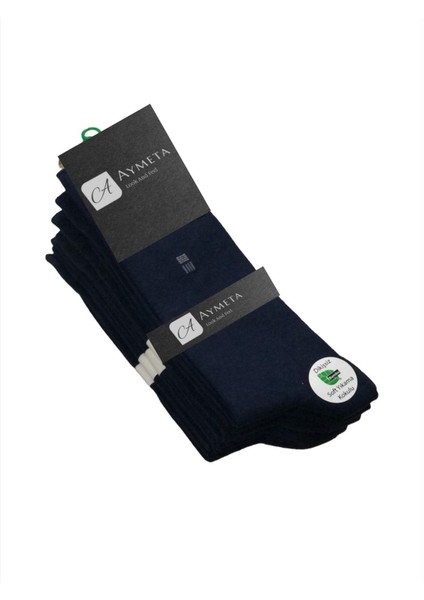 Erkek 6 Çift Kokulu Dikişsiz Bambu Çorap