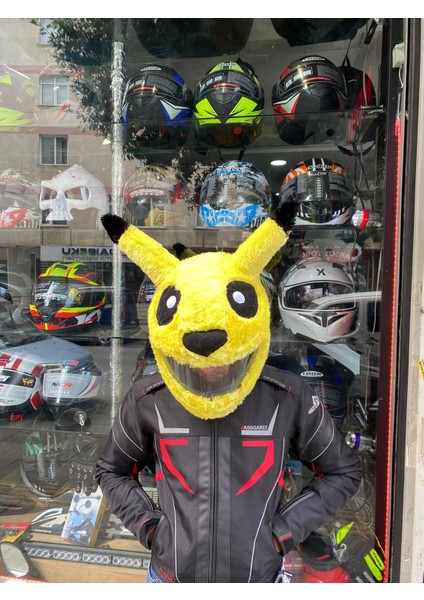 Pikachu Pika Kask Kılıfı Kask Aksesuarı