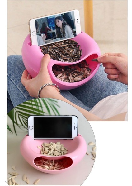 Telefon Standlı Hazneli Keyif Çerezlik