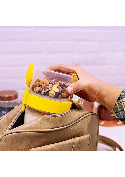 Beslenme ve Saklama Kabı Yoğurt Diyet Mama Kabı Take"n Go Müsli Kabı
