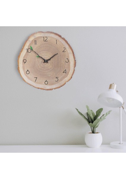 Dekoratif Ağaç Gövdesi Kütük Şeklinde 40 cm Duvar Saati fiyatları