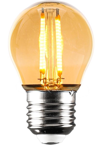 Rustik LED Sarı Top Ampul