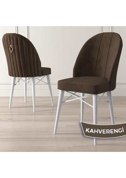 Concept Roz Serisi 80X132 Mdf Açılabilir Beyaz Mermer Desen Mutfak Masası 4 Sandalye ve 1 Bench Gold Halka fırsatları