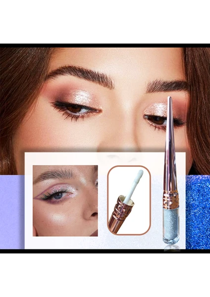 Rns Simli Likit Göz Farı Full Shot Glam Eye Glitter White XL79