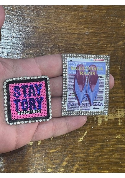 2 Farklı Model Ütü Ile Yapışan Aplike Set Arma Yama Dikiş Aksesuarı