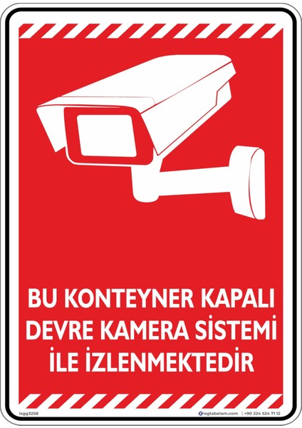 Bu Konteyner Kapalı Devre Kamera Sistemi İle İzlenmektedir v5-1