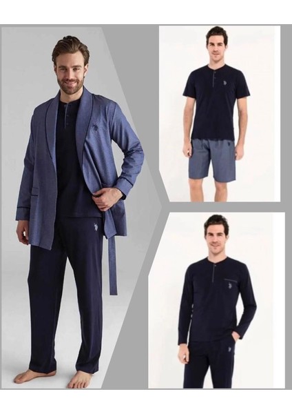 12000 Lacivert 5 Li Ropteşambr Pijama Tk modelleri