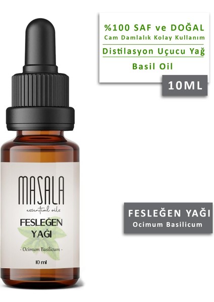 Saf Fesleğen Yağı 10 Ml. (Basil Essential Oil)