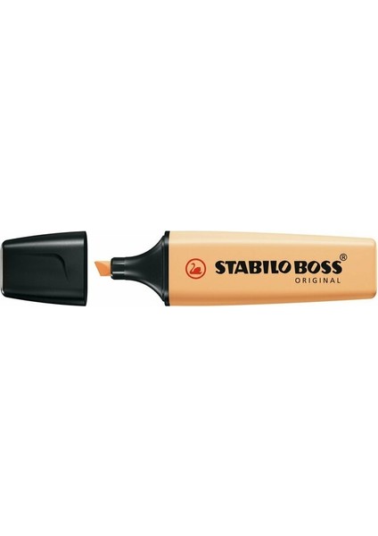Boss Original Pastel Fosforlu Kalem Mat Turuncu 10 Adet