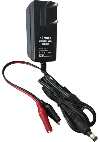 12 V Çocuk Akülü Atv Araba Jeep 12 Volt Akü Şarj Cihazı Şarz Aleti Adaptör