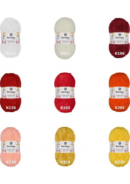 Yumurcak Kadife El Örgü Ipi 100 gr