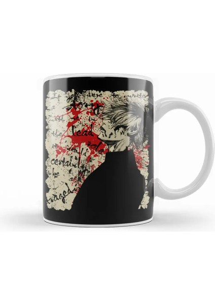 Tokyo Ghoul Kaneki Quote Kupa Bardak Porselen