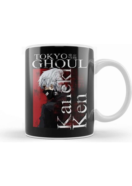 Tokyo Ghoul Kaneki Ken Ghoul Kupa Bardak Porselen