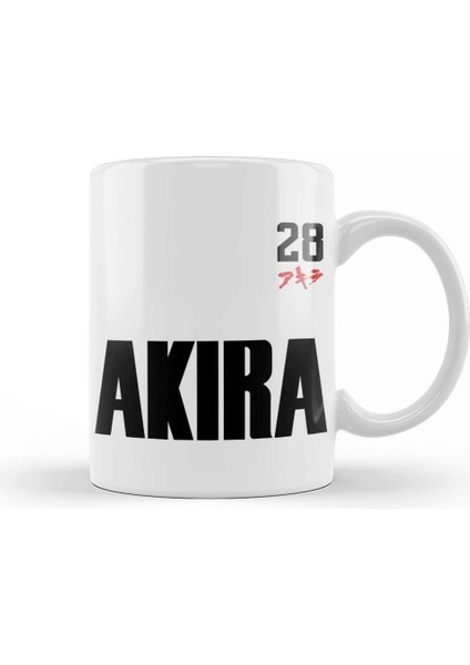 Tokyo Japanimation Anime Manga Capsule Akira Kanji 28 Kupa Bardak Porselen