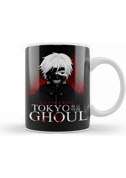 Tokyo Ghoul Kaneki Masked Kupa Bardak Porselen