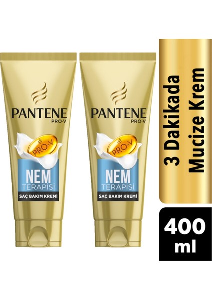3 Minute Miracle Nem Terapisi Saç Bakım Kremi 200 ml x 2 Adet