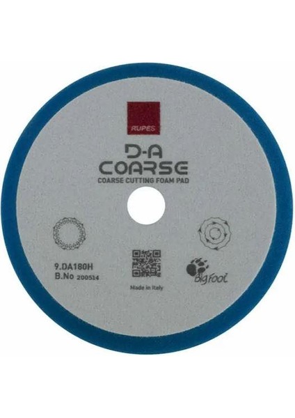 Da Coarse 150/180 mm Orbital Mavi Sert Pasta Süngeri