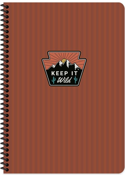 A4 Çizgili Defter Outdoor - Turuncu