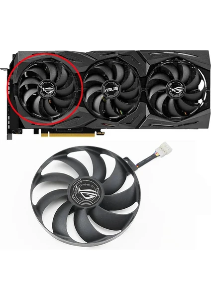 Rog Strıx Rx 5600 Xt Rx 5700  4 pin Fan