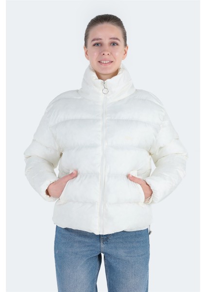 Baıley Bej Kadın Sısme Kapsonlu Kaban