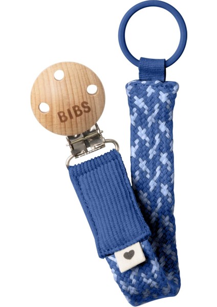 Paci Braid Emzik Askısı-Cornflower/dusty Blue