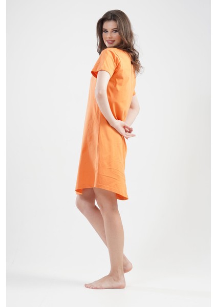 Pamuklu Kadın Kısa Kol Gecelik indirimleri