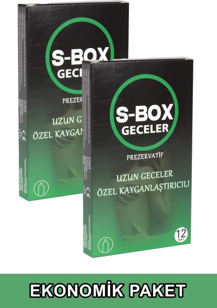 Kayganlaştırıcılı Prezervatif 2'li Ekonomik Paket