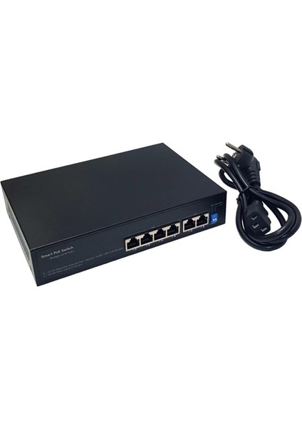 4 Port Poe Switch + 2 Port Uplink Gigabit