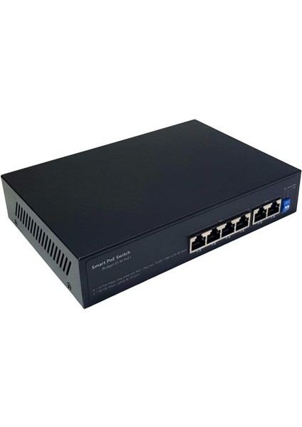 4 Port Poe Switch + 2 Port Uplink Gigabit