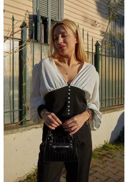 Garnili Bluz-Ekru modelleri