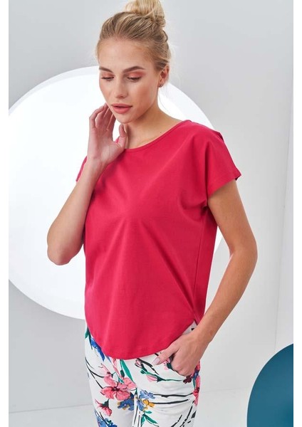 Kadın Kısa Kollu Pijama Takımı 24185