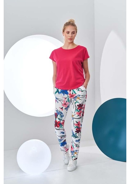 Kadın Kısa Kollu Pijama Takımı 24185