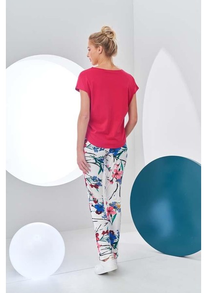 Kadın Kısa Kollu Pijama Takımı 24185