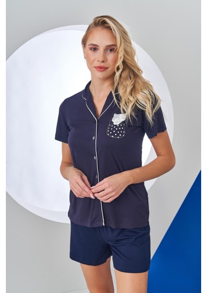 Kadın Şortlu Pijama Takımı 24210